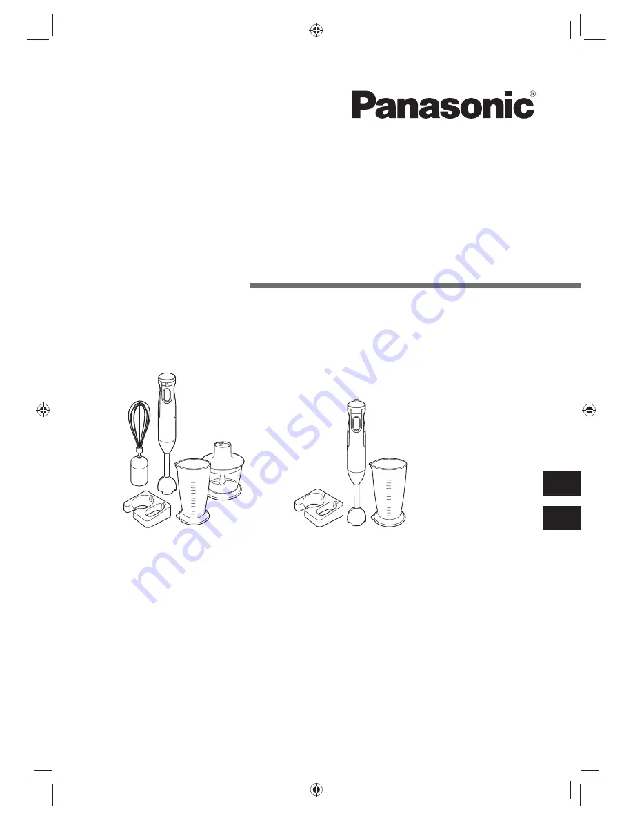 Panasonic MX-SS1 Скачать руководство пользователя страница 1