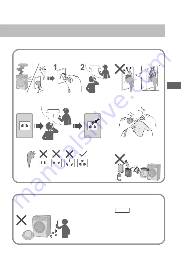 Panasonic NA-S106FR1 Operating & Installation Instructions Manual Download Page 3