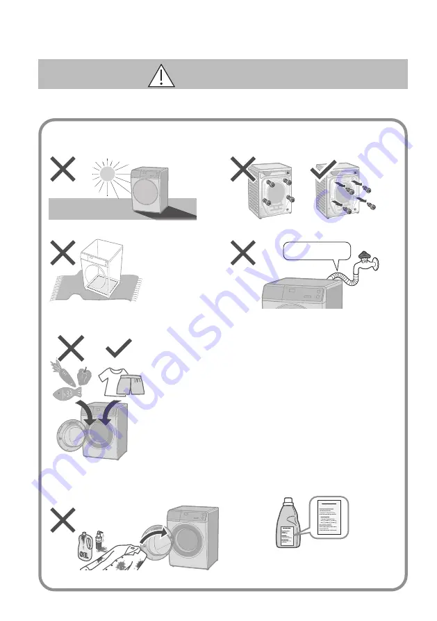 Panasonic NA-S106FR1 Operating & Installation Instructions Manual Download Page 6