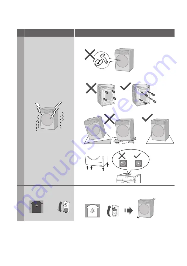 Panasonic NA-S106FR1 Operating & Installation Instructions Manual Download Page 42