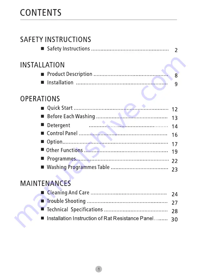 Panasonic NA-S107F2WBZ Operating Instructions Manual Download Page 2