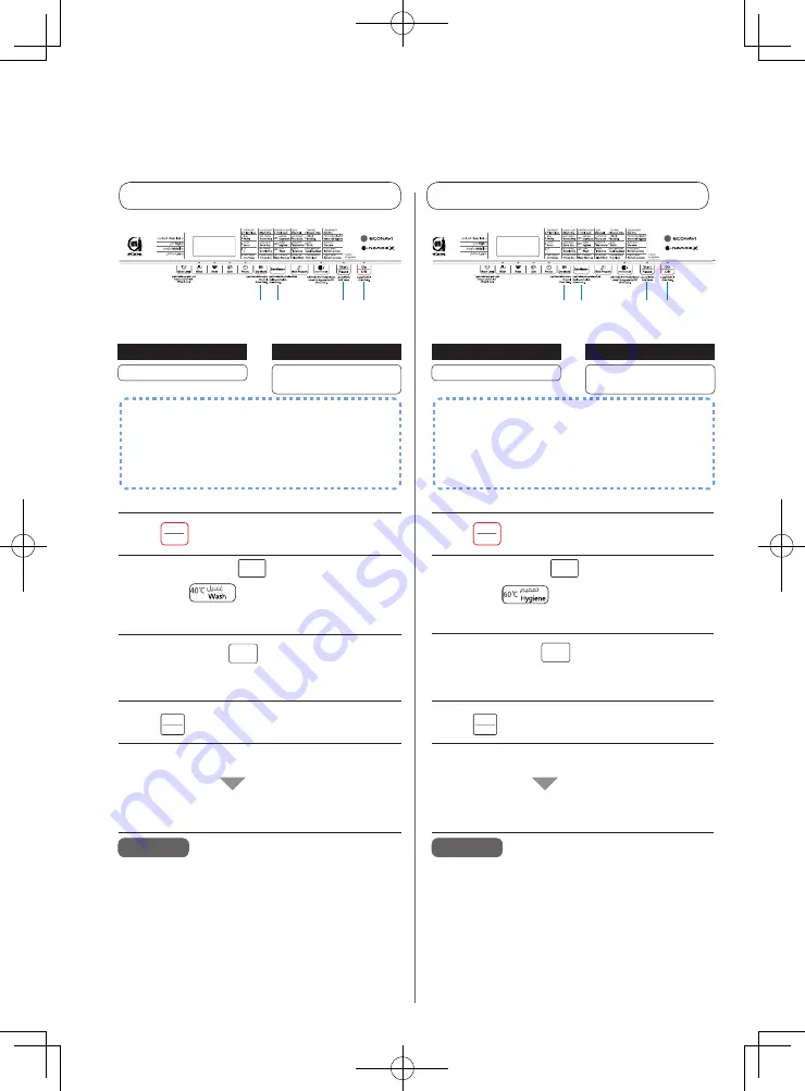 Panasonic NA-S180X2LSA Operating & Installation Instructions Manual Download Page 32