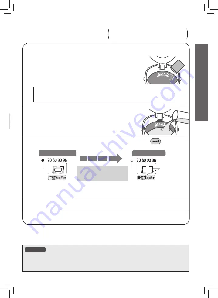 Panasonic NC-BG4000 Operating Instructions Manual Download Page 15