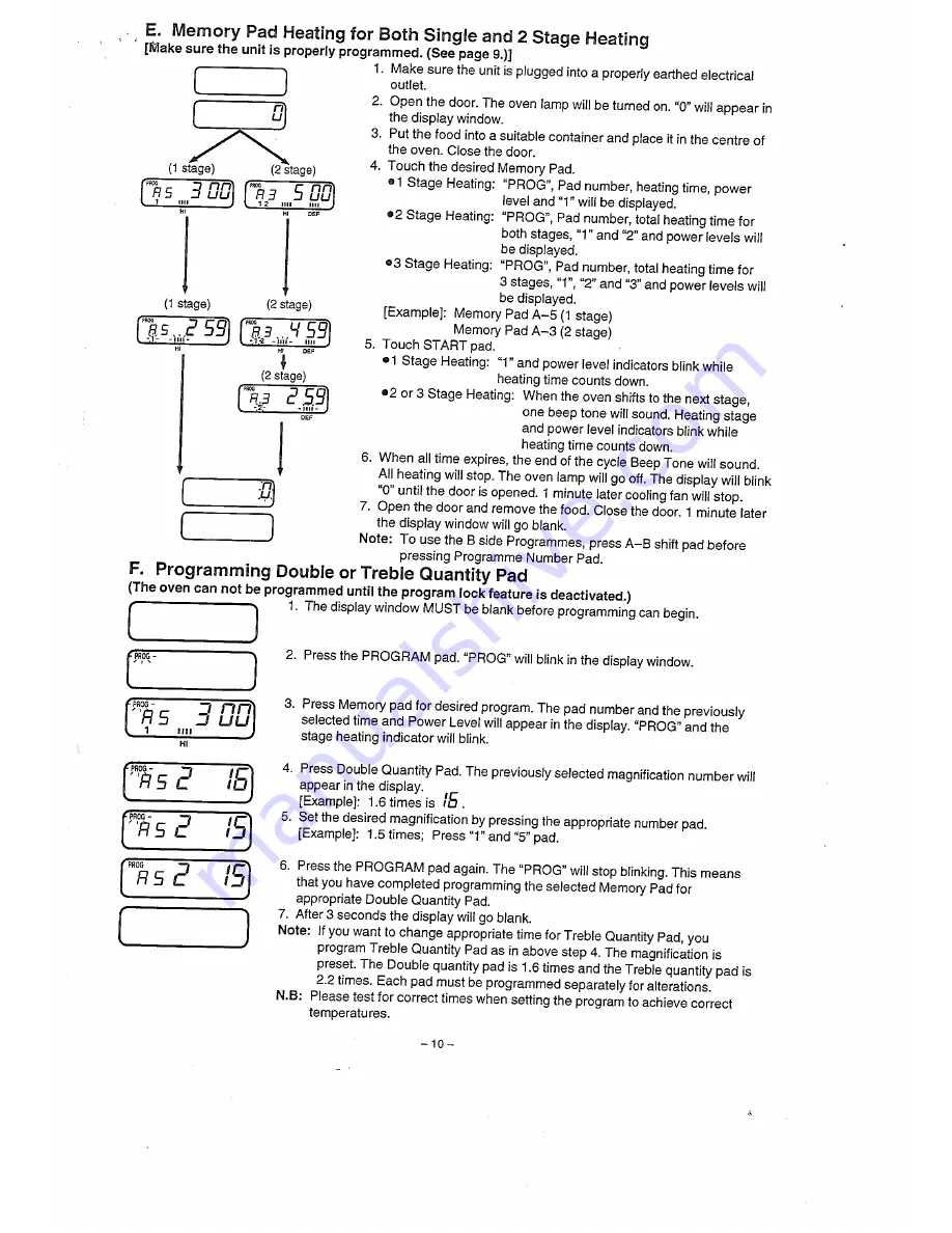 Panasonic NE-1856 Operating Instructions Manual Download Page 10