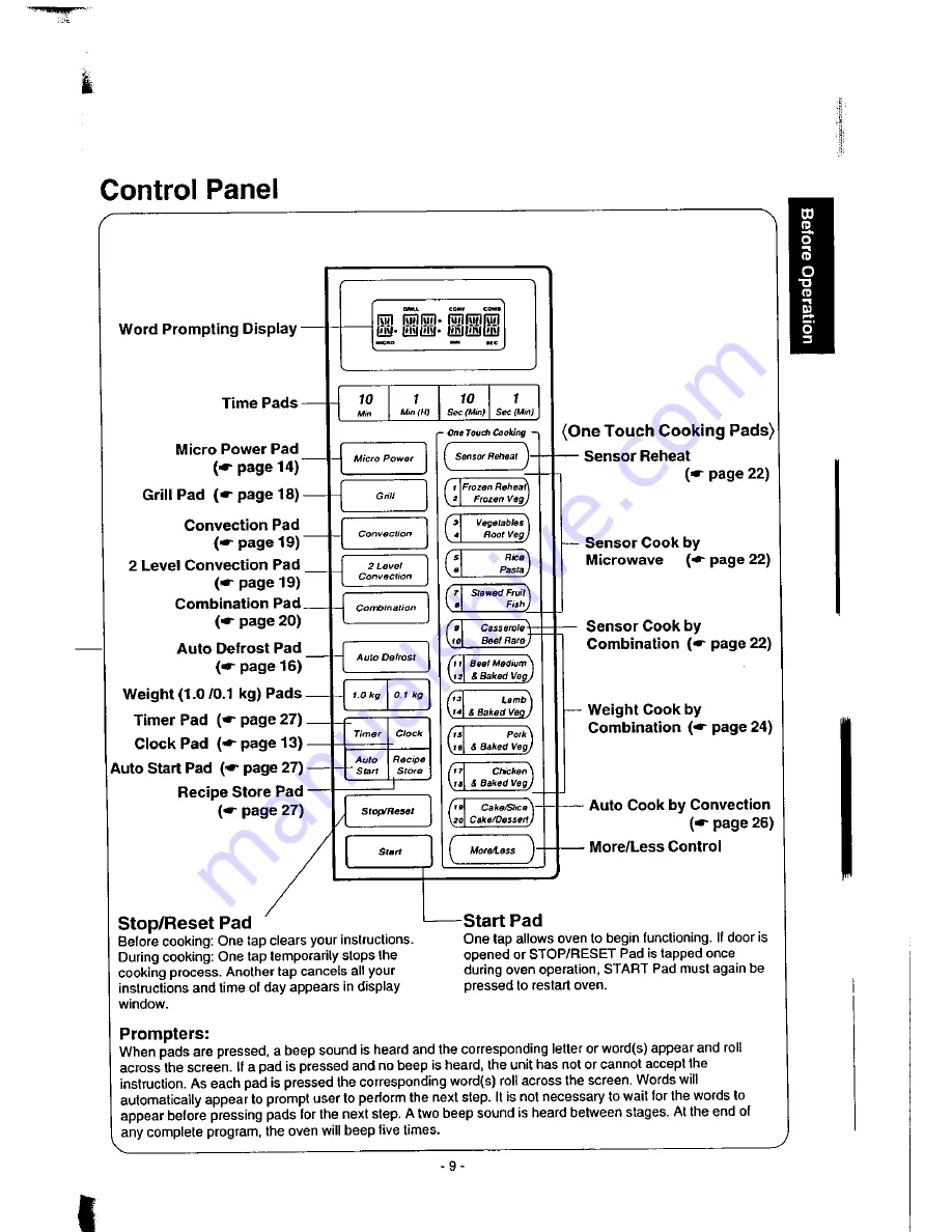 Panasonic NN-9853 Operation Manual Download Page 11