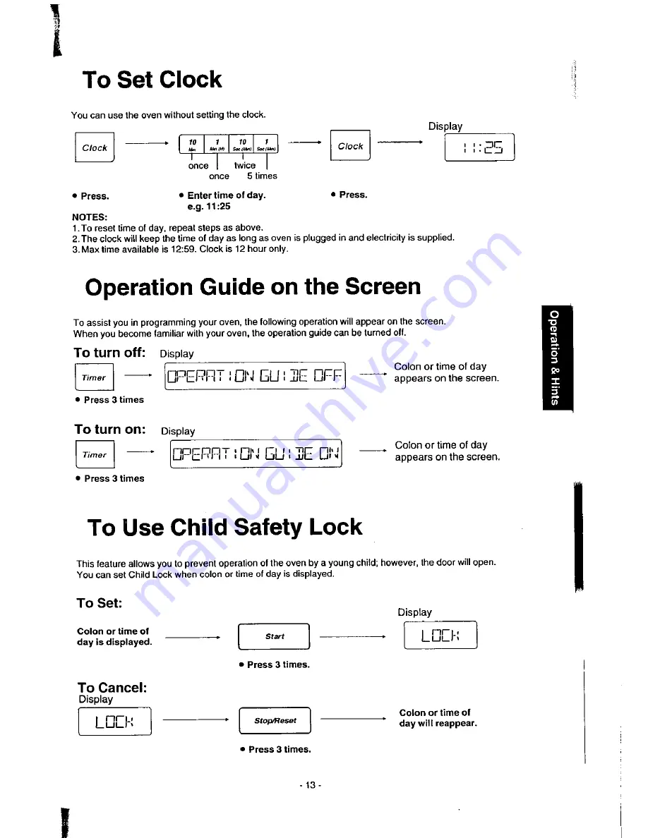 Panasonic NN-9853 Operation Manual Download Page 15