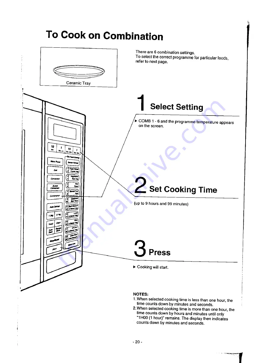 Panasonic NN-9853 Operation Manual Download Page 22