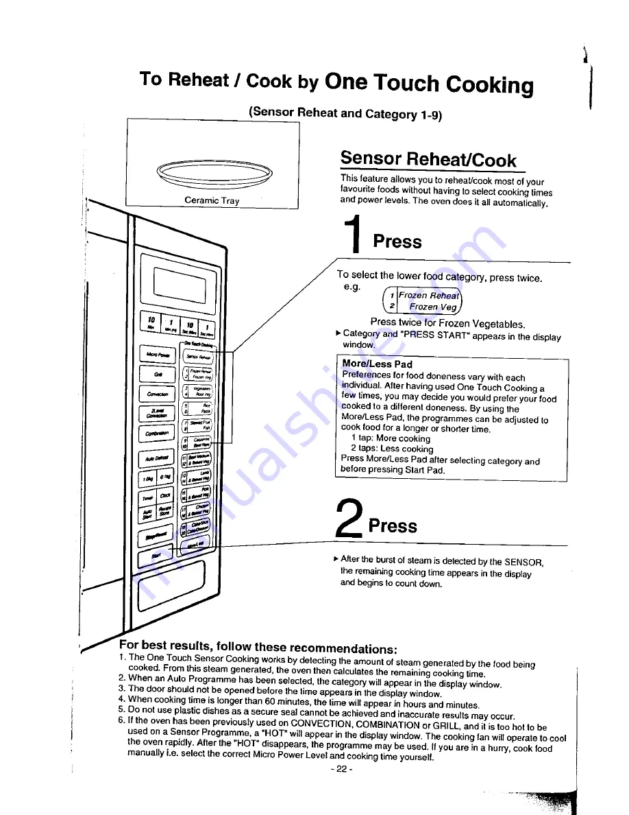 Panasonic NN-9853 Operation Manual Download Page 24