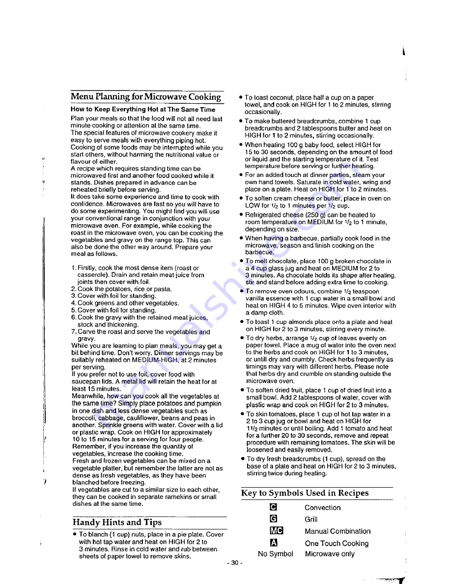 Panasonic NN-9853 Operation Manual Download Page 32