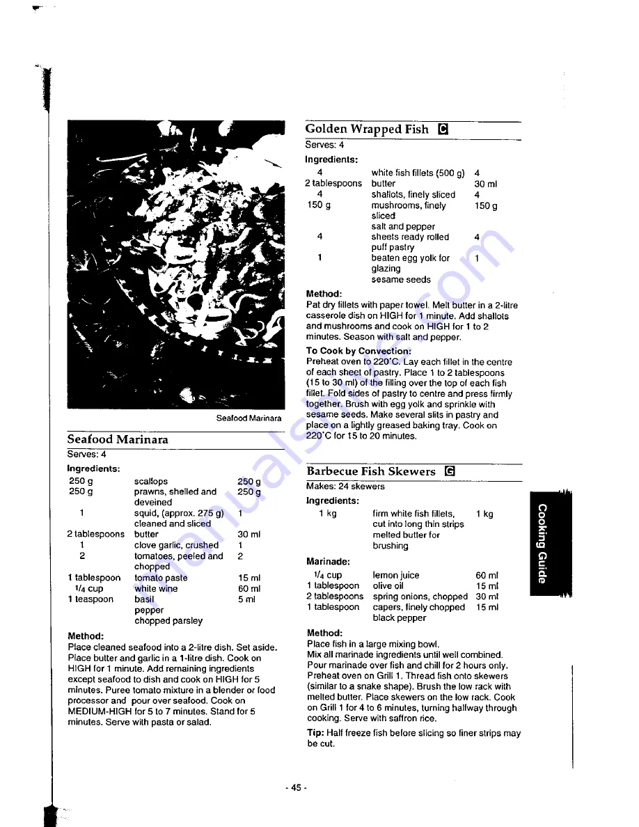 Panasonic NN-9853 Operation Manual Download Page 47