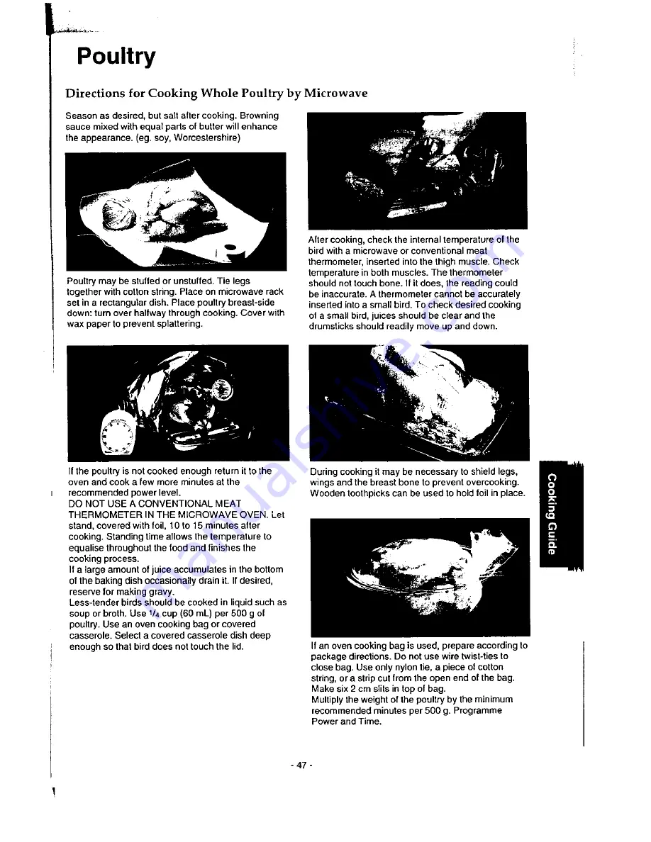 Panasonic NN-9853 Operation Manual Download Page 49