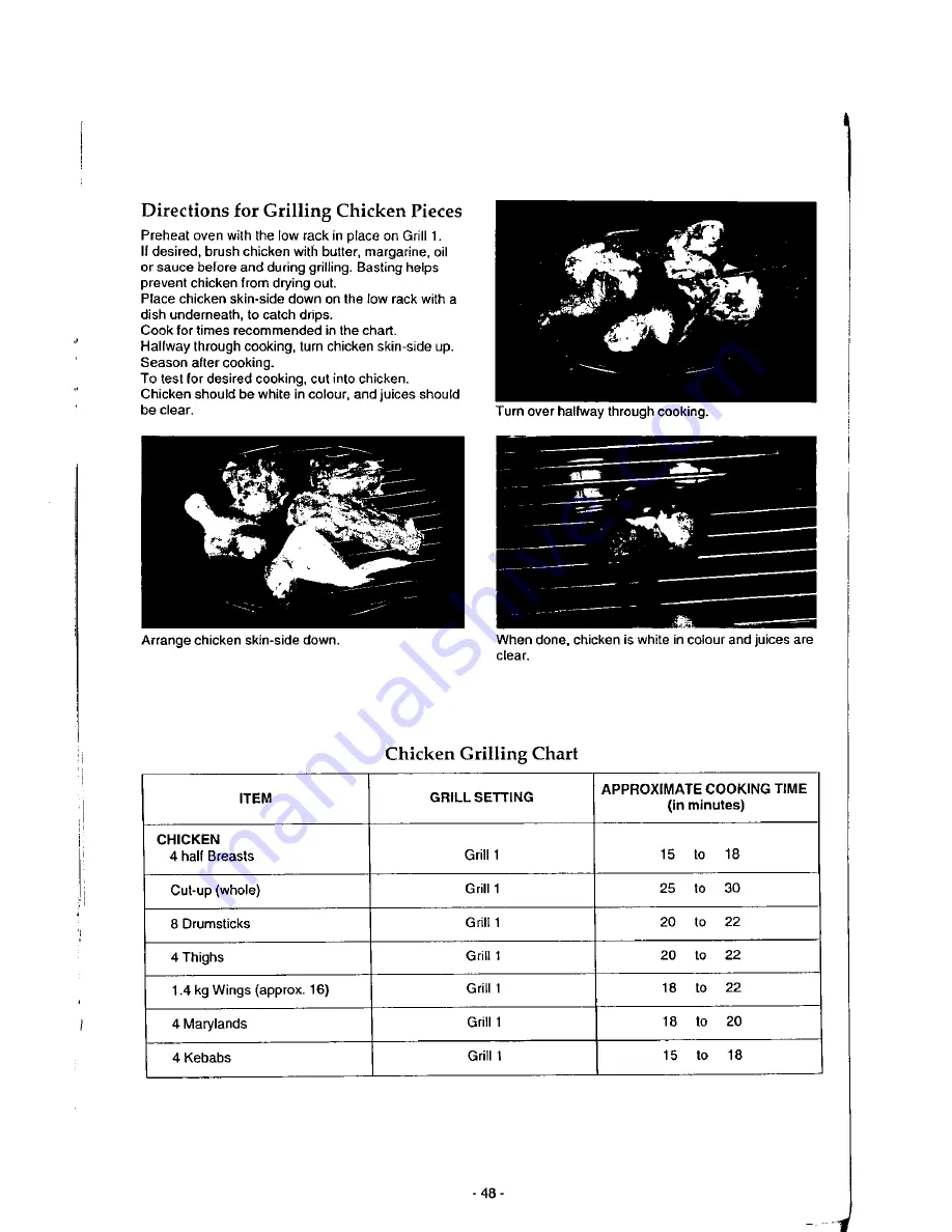 Panasonic NN-9853 Operation Manual Download Page 50