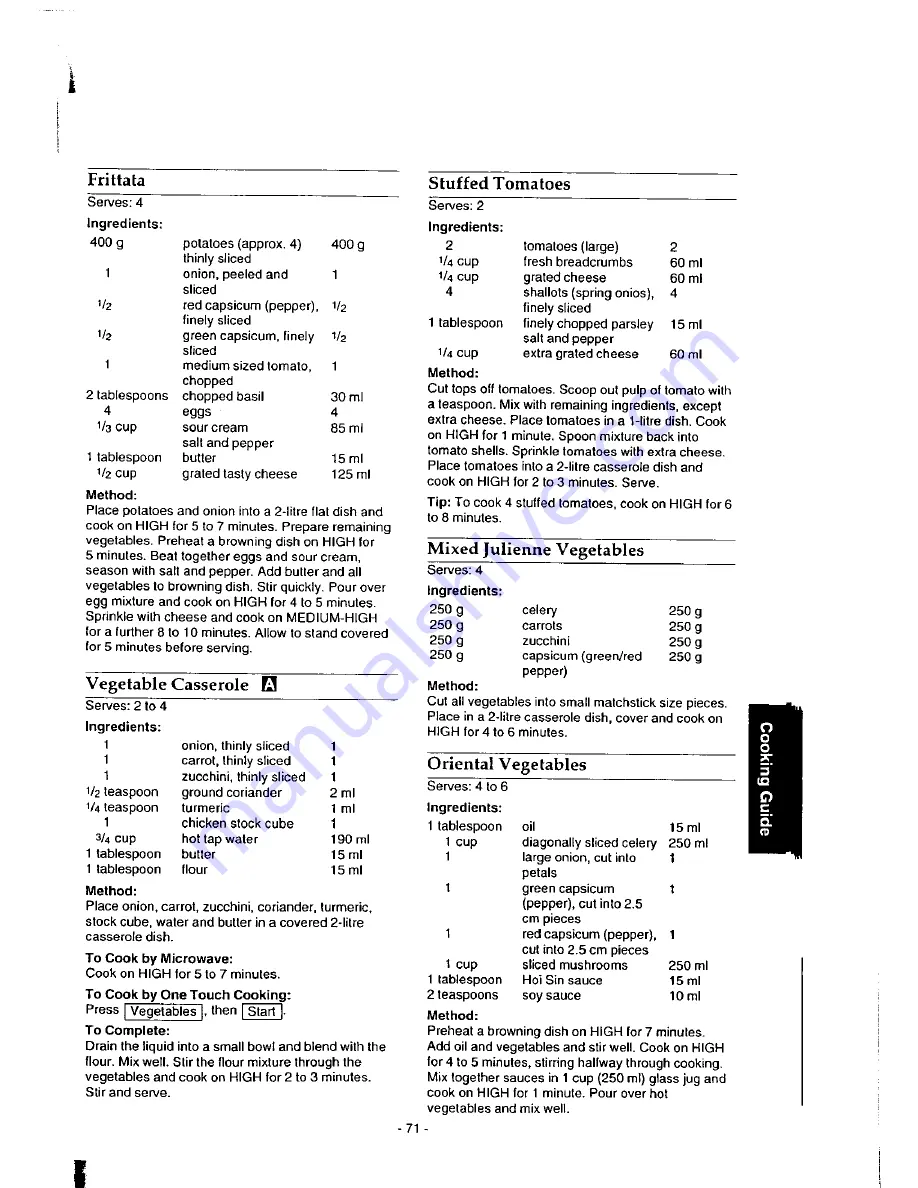 Panasonic NN-9853 Operation Manual Download Page 75