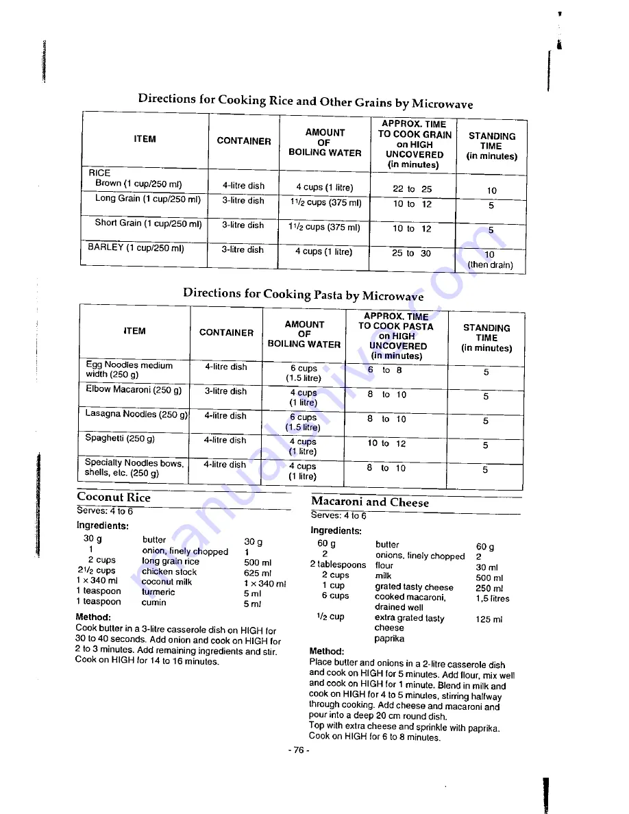 Panasonic NN-9853 Operation Manual Download Page 80