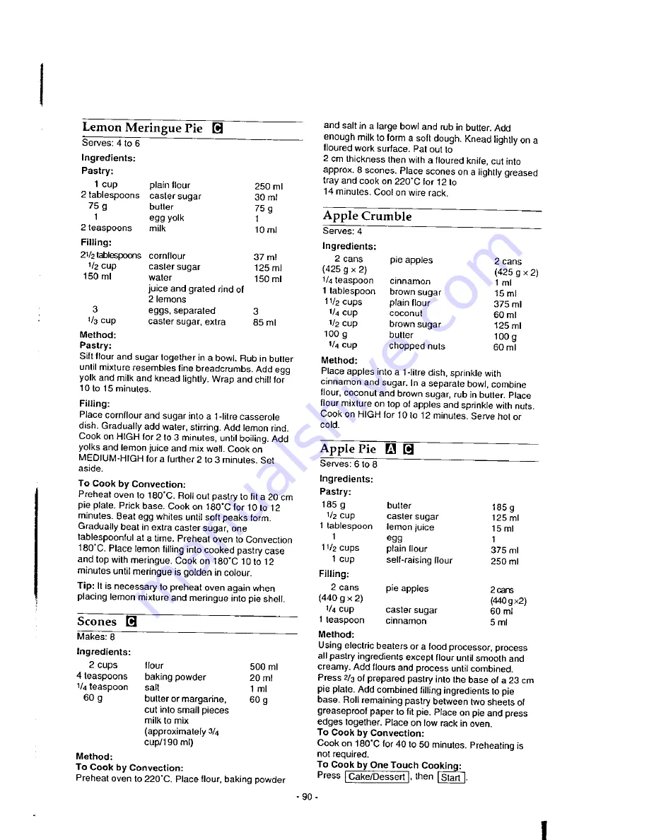 Panasonic NN-9853 Operation Manual Download Page 94