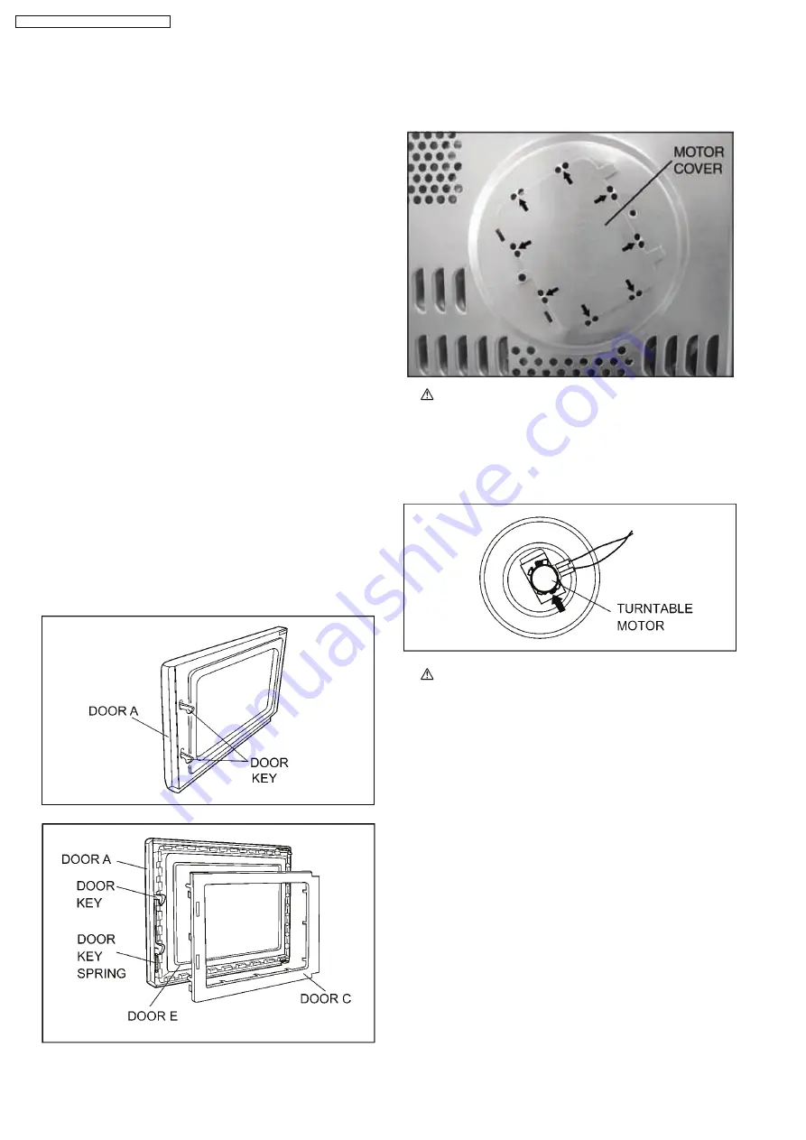 Panasonic NN-CT585S Service Manual Download Page 11