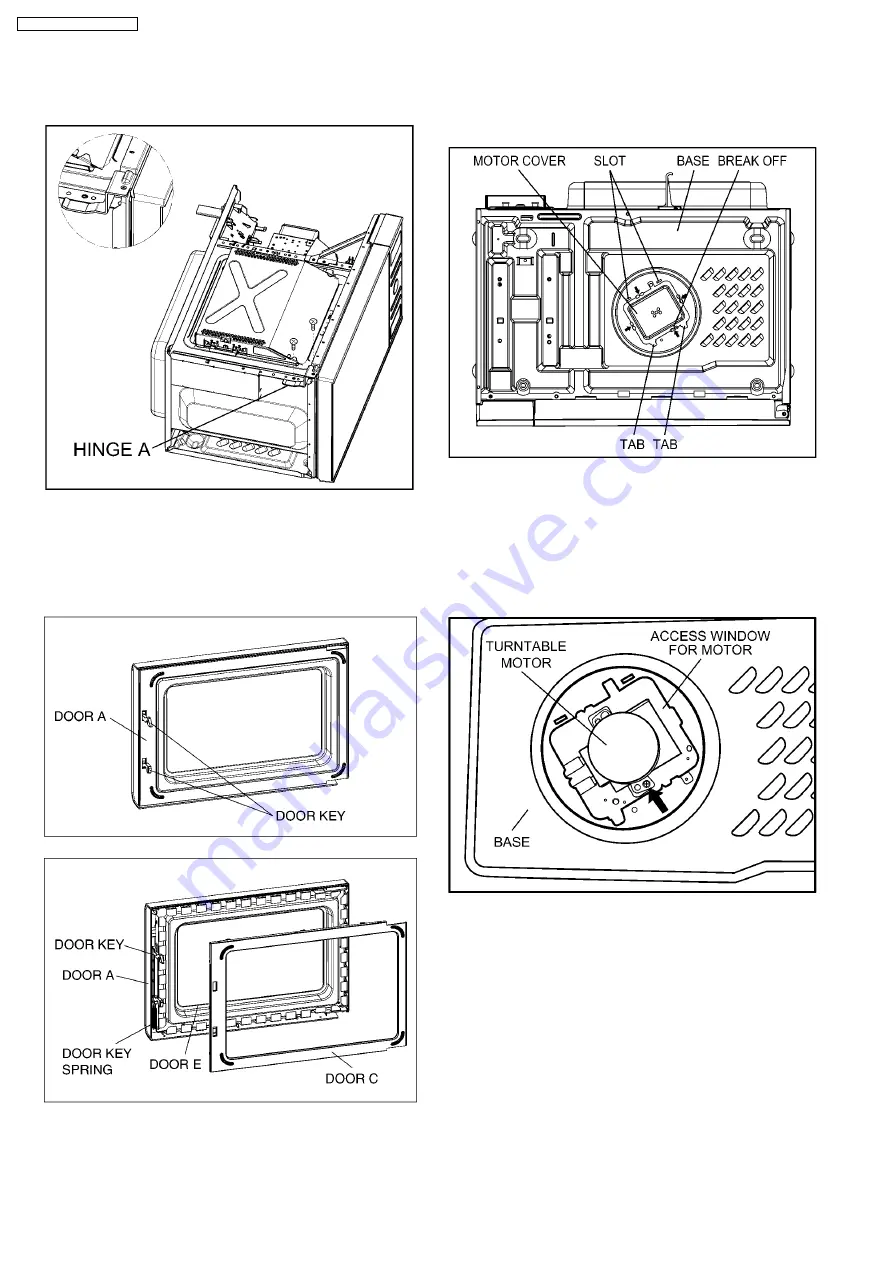 Panasonic NN-GD391S Service Manual Download Page 14