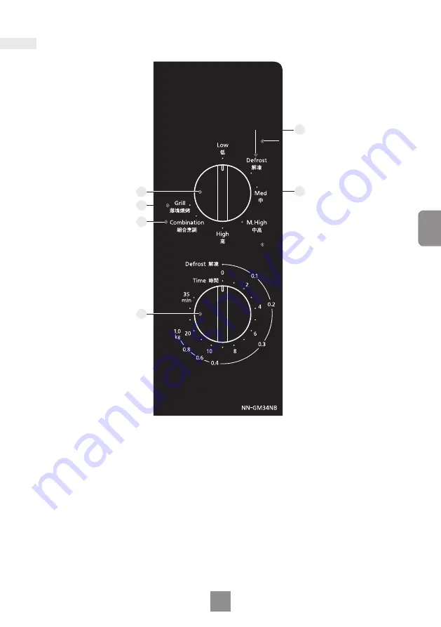 Panasonic NN-GM34NB Operating Instructions Manual Download Page 59