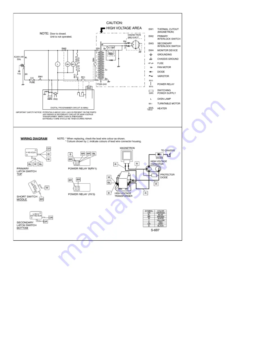 Panasonic NN-GX36WF Service Manual Download Page 3