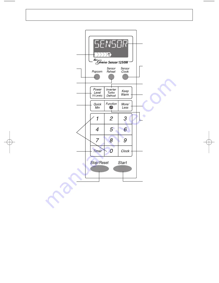 Panasonic NN-H965BF - Luxury Full-Size - Microwave... Скачать руководство пользователя страница 11