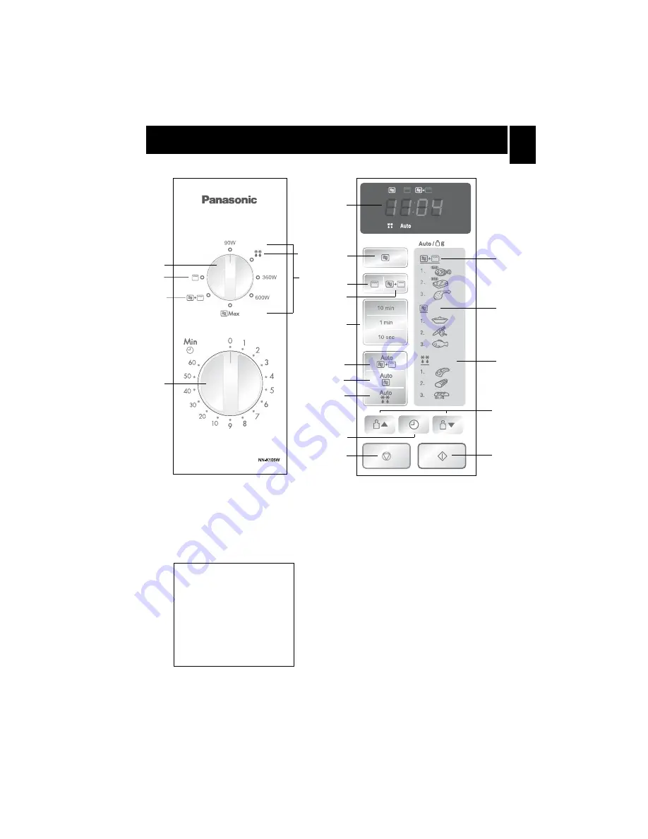 Panasonic NN-K105 Operating Instructions Manual Download Page 7