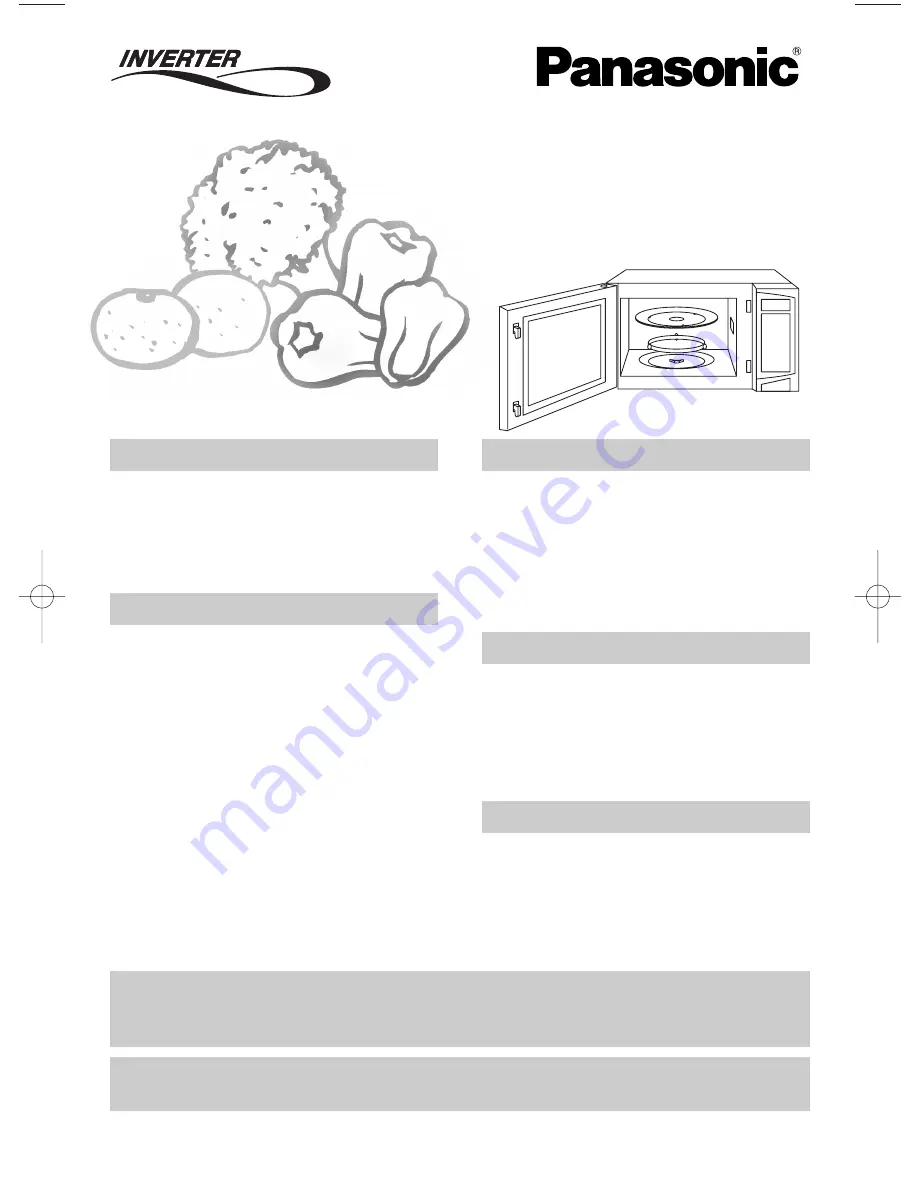 Panasonic NN-S963WF Operating Instructions Manual Download Page 1