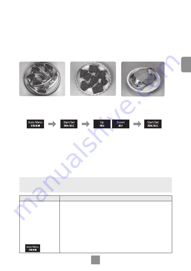 Panasonic NN-SM33NB Operating Instructions Manual Download Page 25