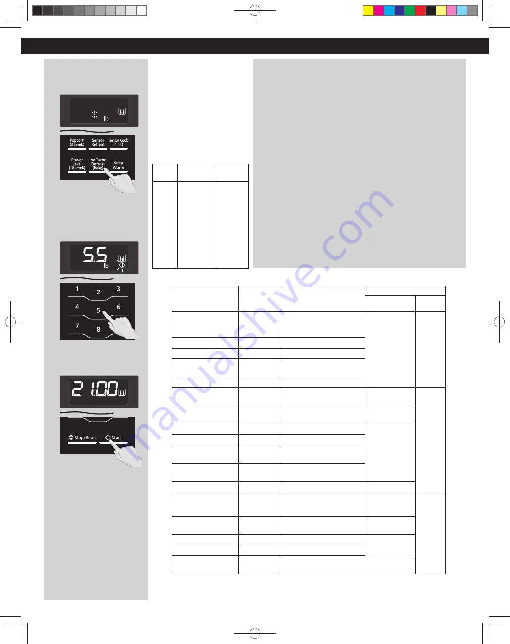 Panasonic NN-SN936B Owner'S Manual Download Page 14