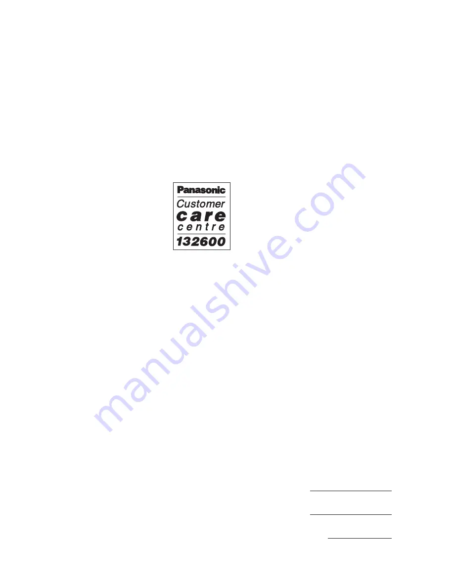 Panasonic NN-ST25JW Operating Instructions Manual Download Page 2