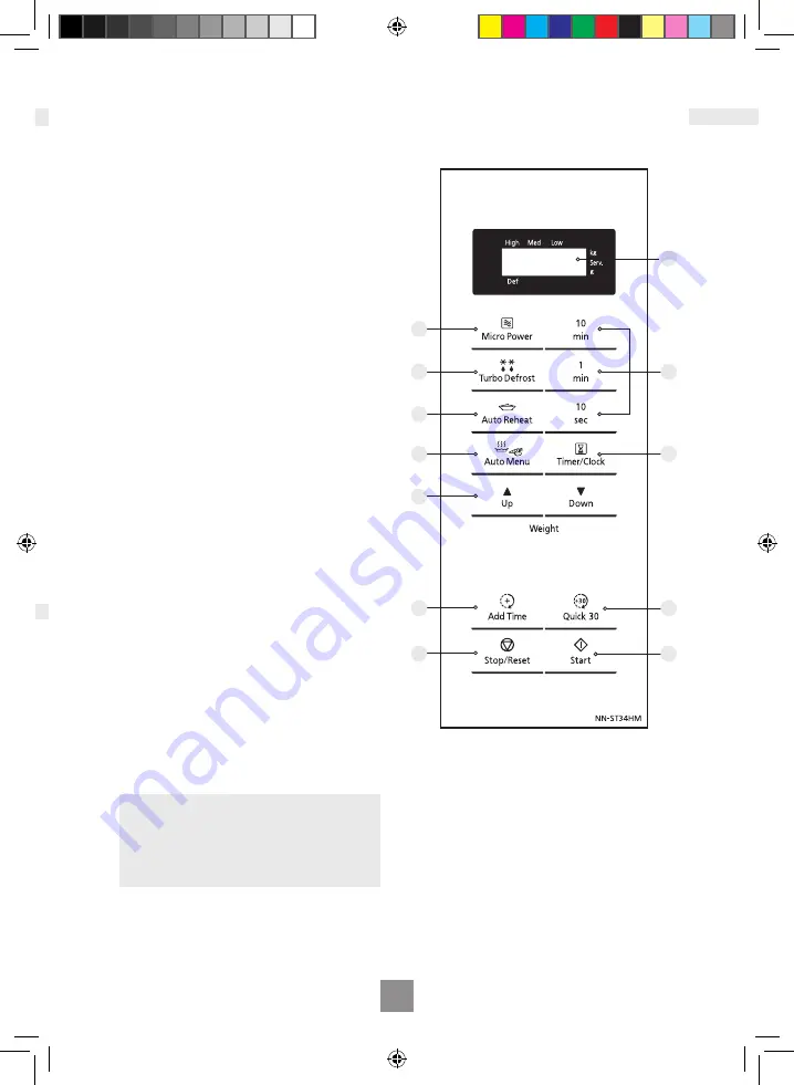 Panasonic NN-ST34HM Скачать руководство пользователя страница 51