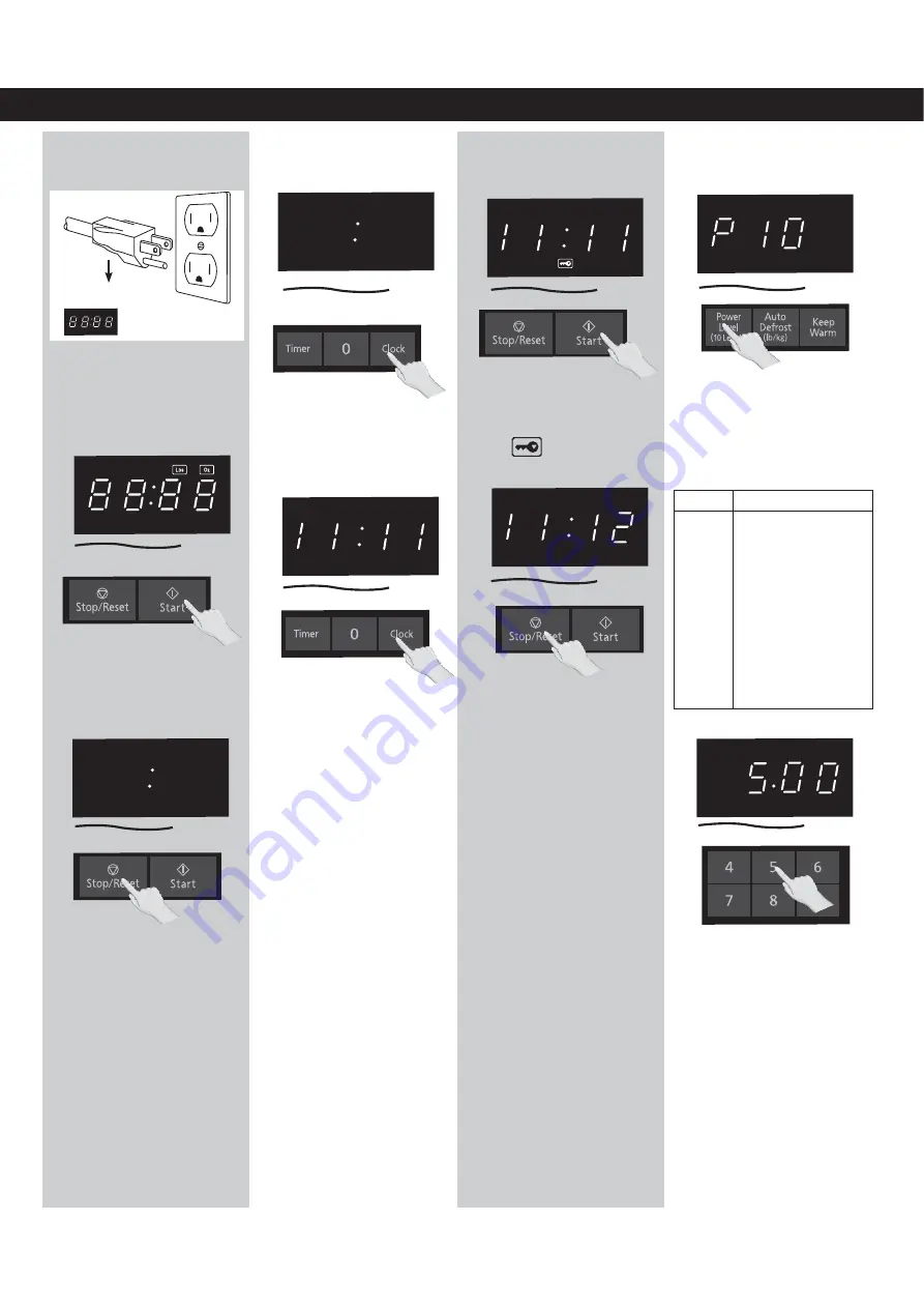 Panasonic NN-SU676S Owner'S Manual Download Page 10