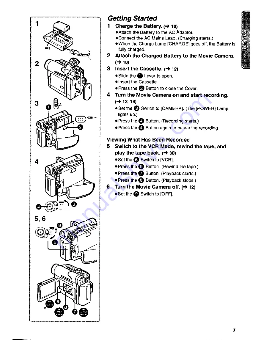 Panasonic NV-DS60A Скачать руководство пользователя страница 5