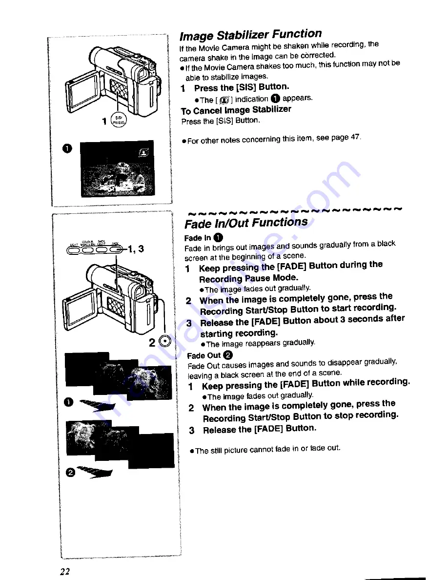 Panasonic NV-DS60A Скачать руководство пользователя страница 22