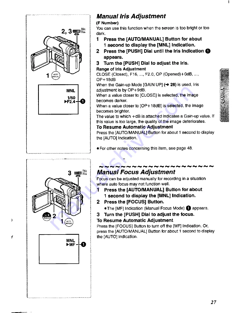 Panasonic NV-DS60A Скачать руководство пользователя страница 27