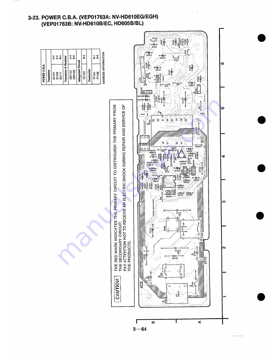 Panasonic NV-HD610EG Service Manual Download Page 78