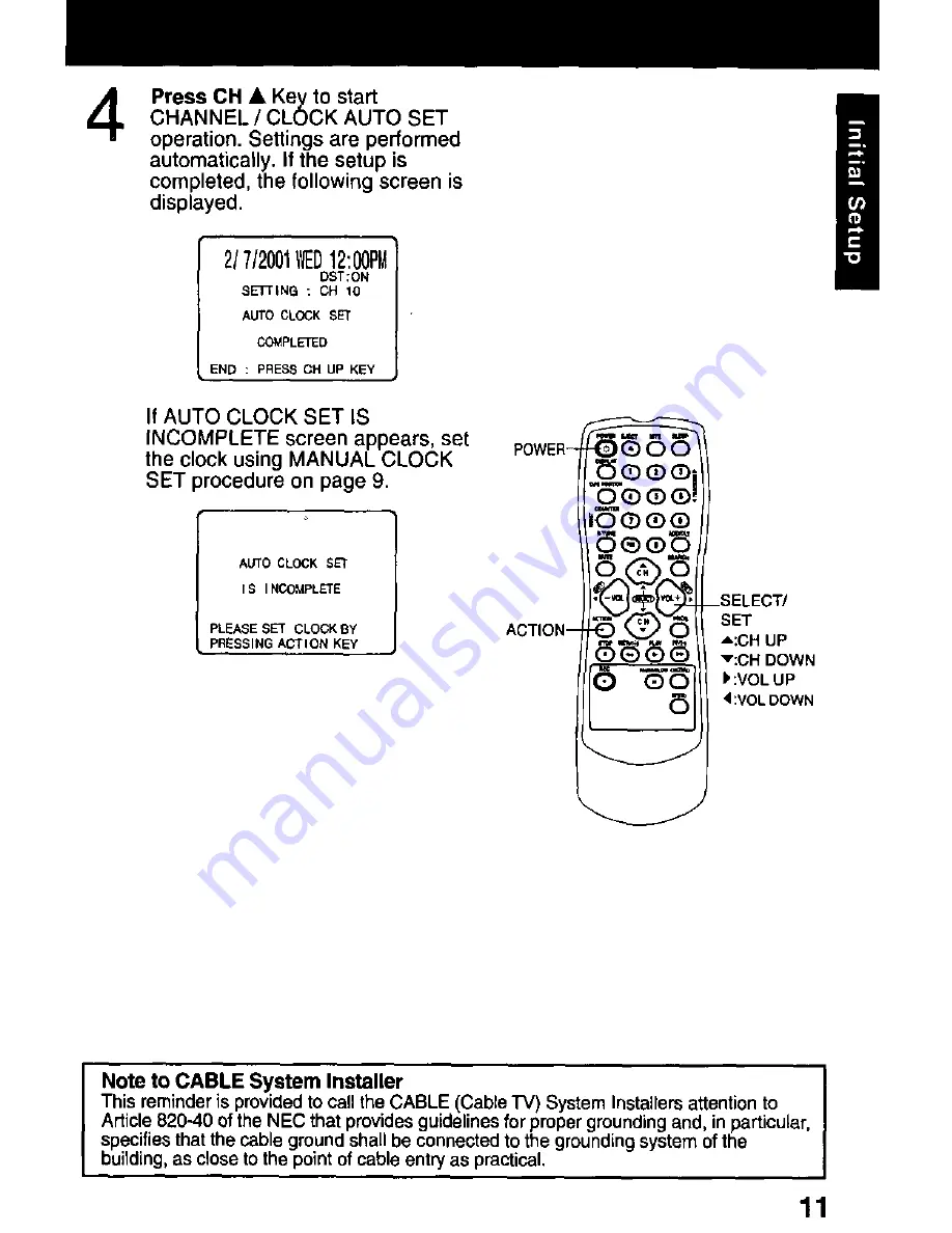 Panasonic OmniVision PV-Q1311W User Manual Download Page 11