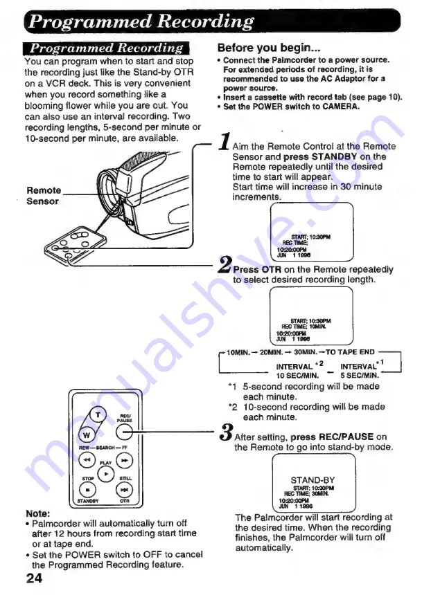 Panasonic Palmcorder IQ PV-D476 Скачать руководство пользователя страница 24