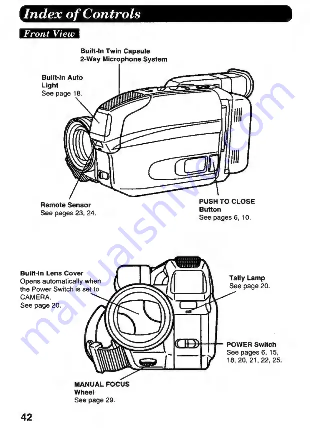 Panasonic Palmcorder IQ PV-D476 Скачать руководство пользователя страница 42