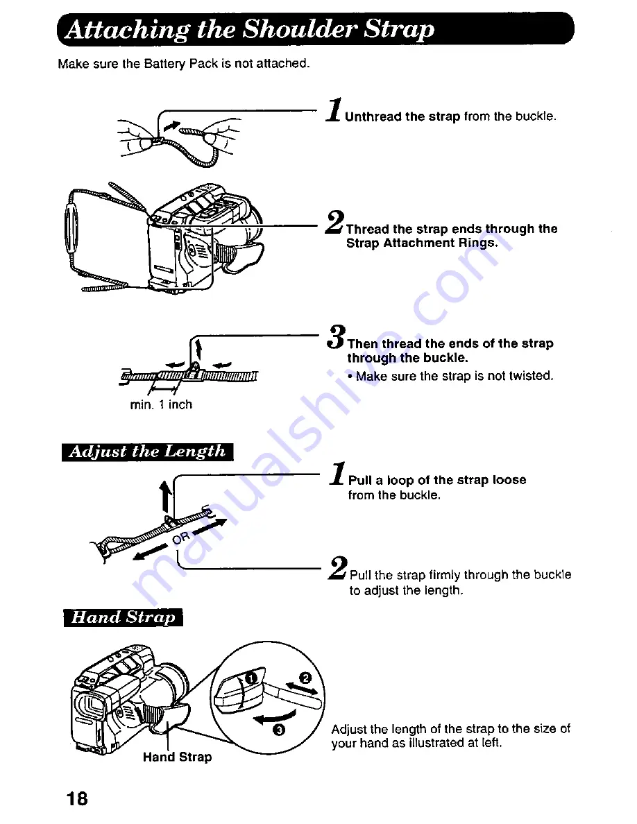 Panasonic Palmcorder PV-A296 User Manual Download Page 18