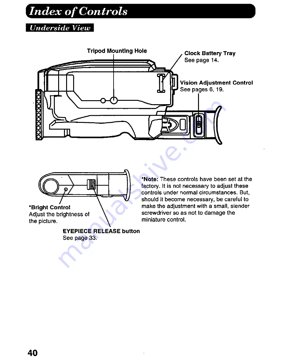 Panasonic Palmcorder PV-A296 User Manual Download Page 40