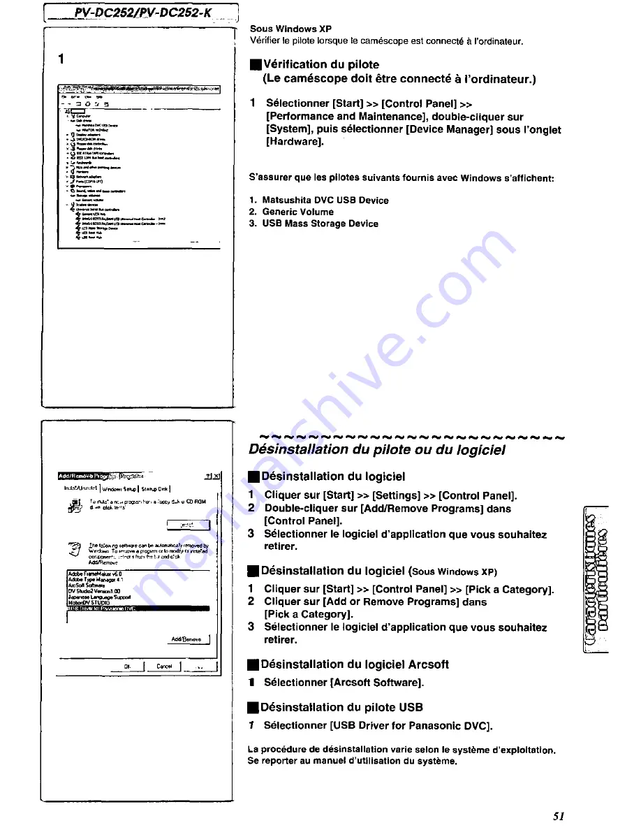 Panasonic Palmcorder PV-DC152 Скачать руководство пользователя страница 127