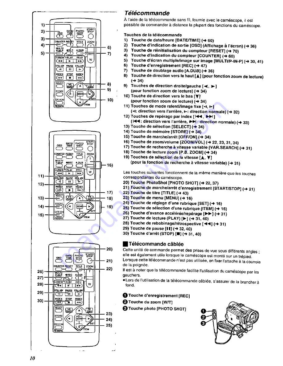 Panasonic Palmcorder PV-DC352 Скачать руководство пользователя страница 94