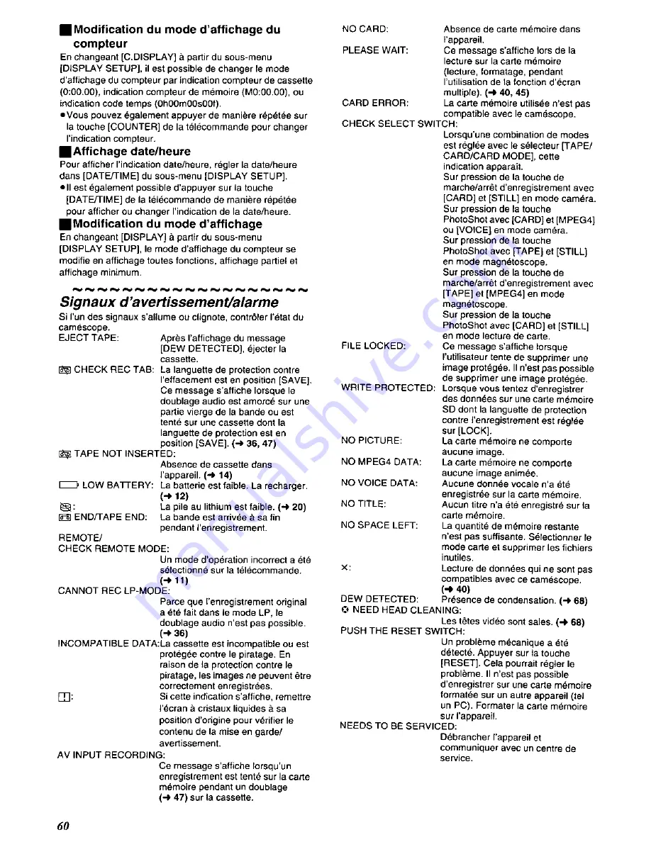 Panasonic Palmcorder PV-DC352 User Manual Download Page 144