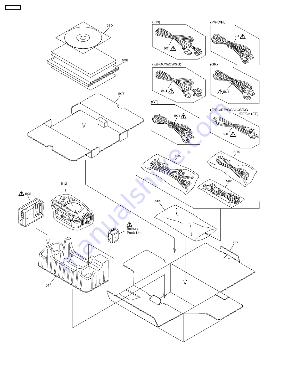 Panasonic Palmcorder VDR-D50P Service Manual Download Page 52