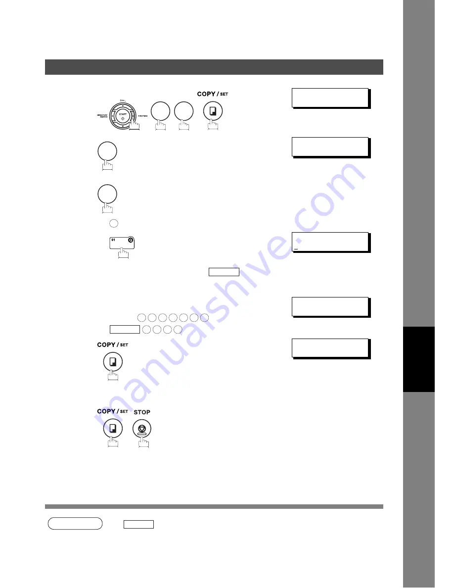 Panasonic Panafax DX-800 Fax Manual Download Page 207