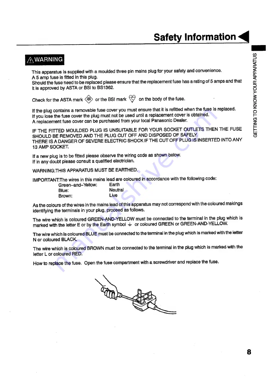 Panasonic Panafax UF-S2 User Manual Download Page 9