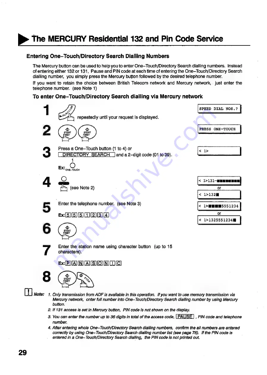 Panasonic Panafax UF-S2 User Manual Download Page 30