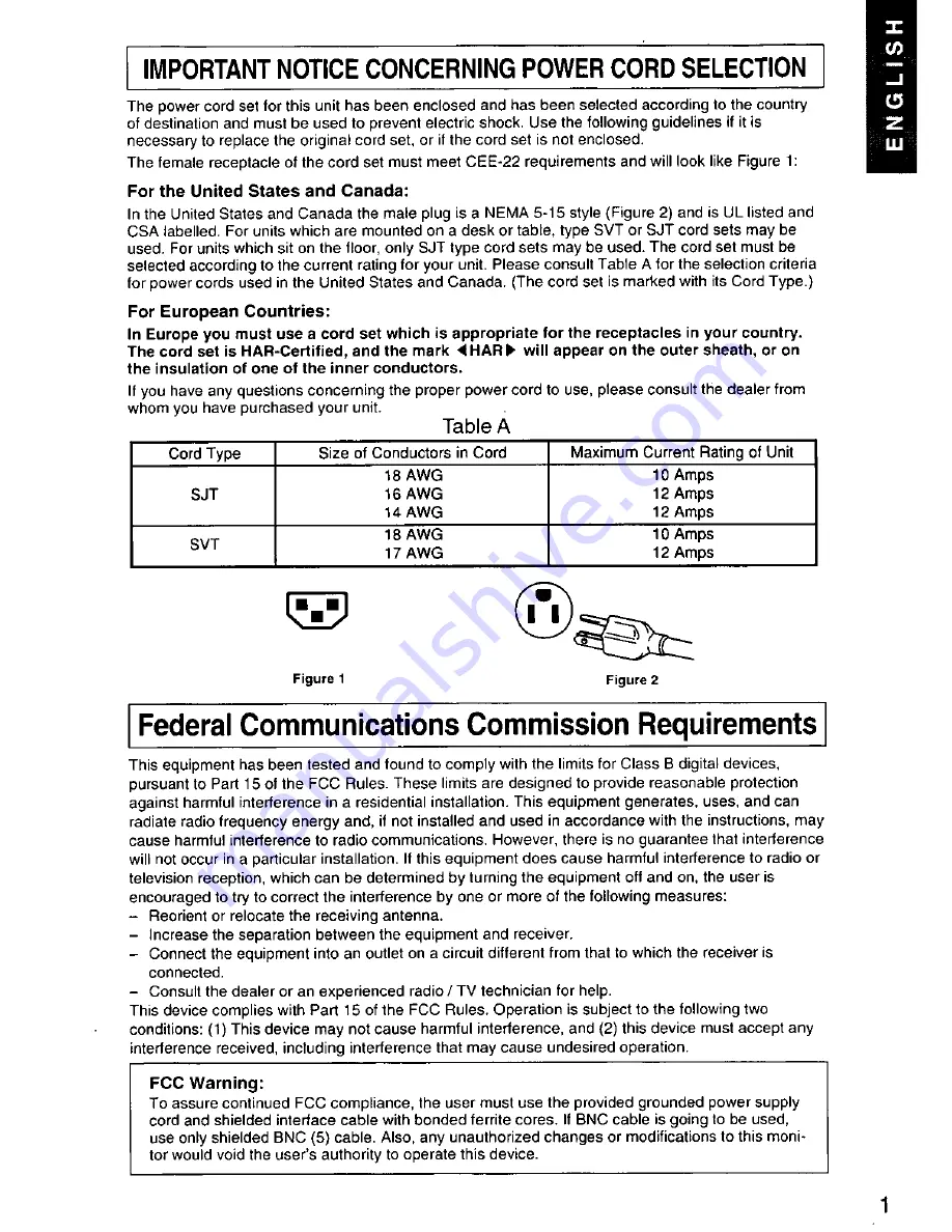 Panasonic PANASYNC TX-D9S45MB User Manual Download Page 2