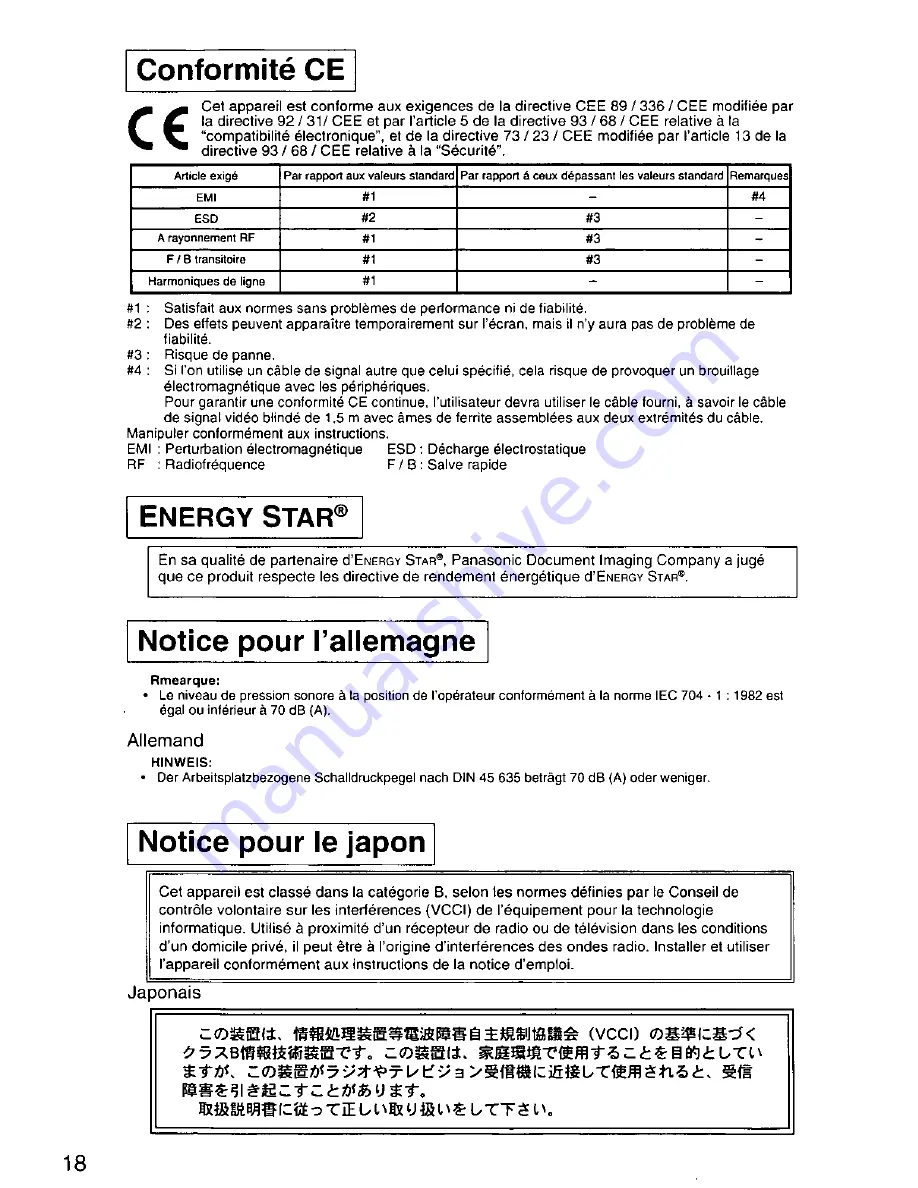 Panasonic PANASYNC TX-D9S45MB User Manual Download Page 19