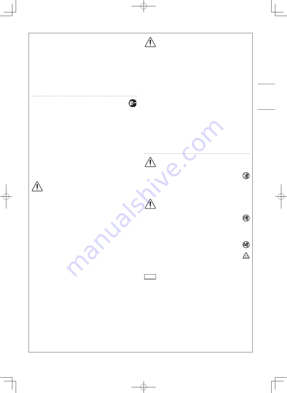 Panasonic PE2 Series Installation Instructions Manual Download Page 23